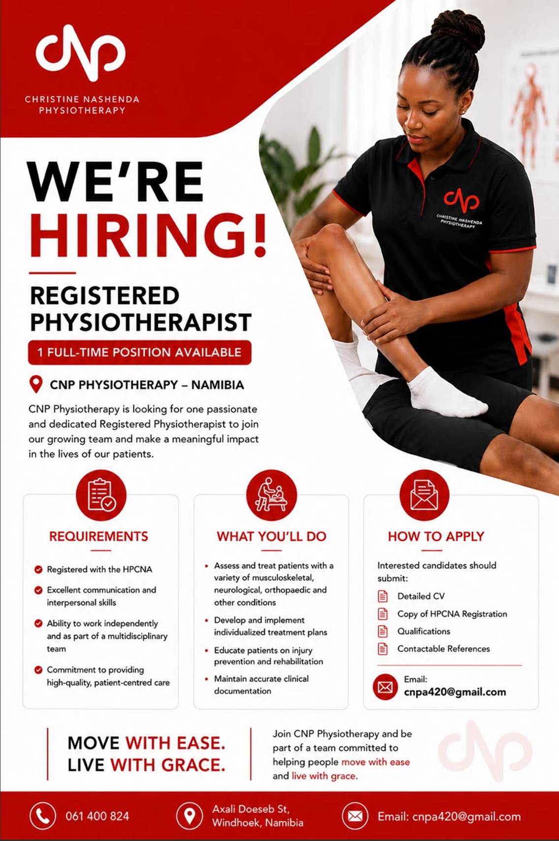 Physiotherapy Position Available
