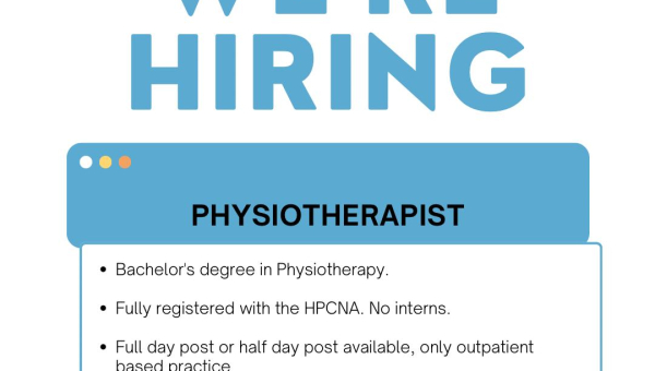 Physiotherapy Position Available